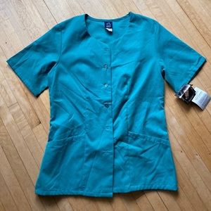 light green scrub top